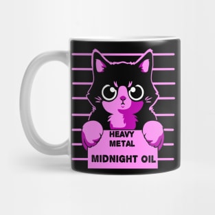 Midnight oil cats Mug